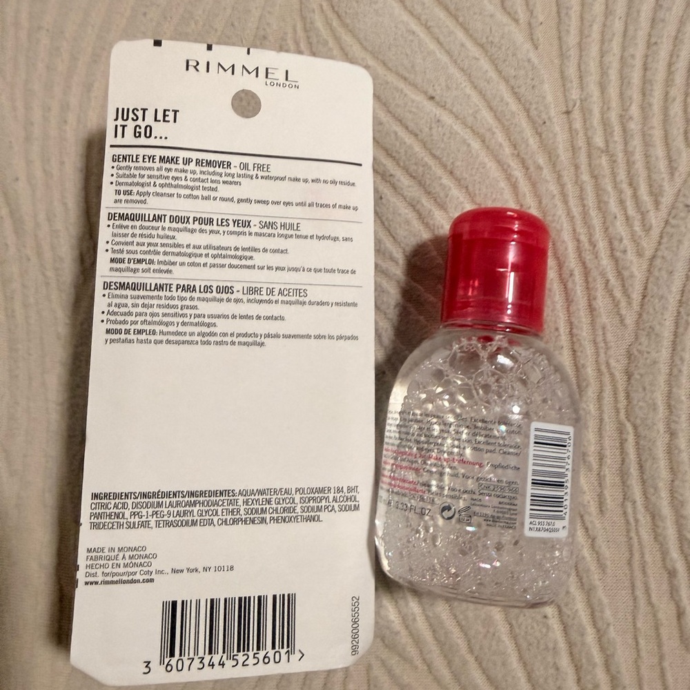 Rimmel London Makeup Remover + Bioderma Sensibio H2O Duo - Picture 2 of 5